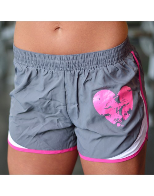 Dri Fit Shorts - Grey/Pink